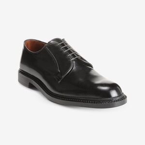 Allen Edmonds Black Leather Leeds Men's Derby Dress Shoes